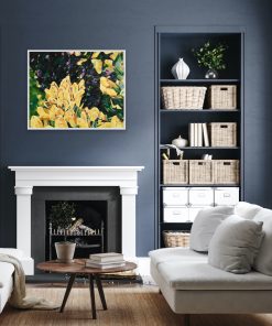 Alternative view of Original Painting 'Yellow Halo II'